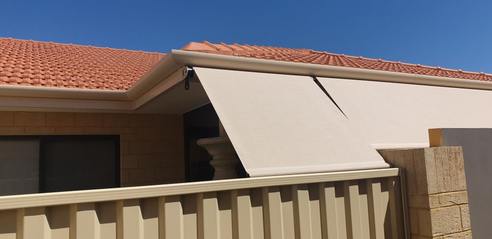 Roof to Fence Blinds in Perth