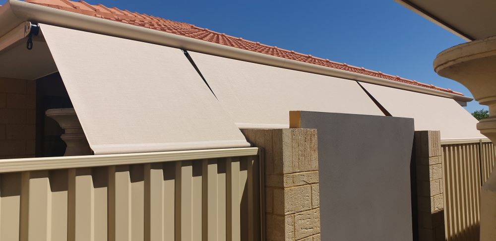 Roof to Fence Blinds in Perth